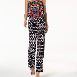 Adorable INC Trina Turk Size L Strapless Jumpsuit